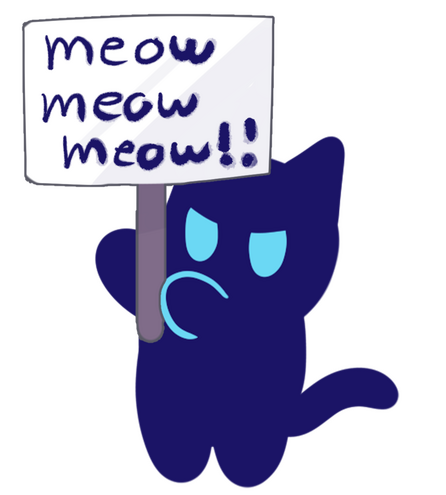 Protesting MeowMeow