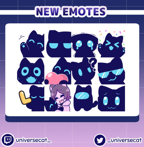 Meow Meow emotes